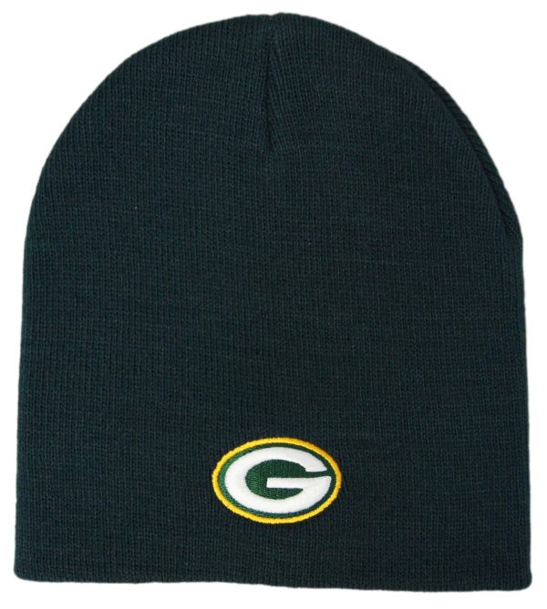 Green Bay Packers Team Color Cuffless Knit Beanie Sale - Image 3