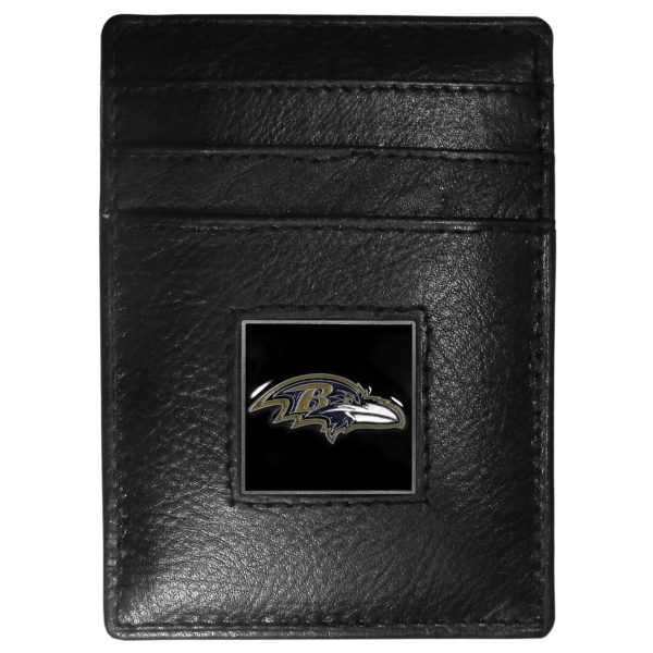 Baltimore Ravens Money Clip & Card Holder For Cheap - Image 2