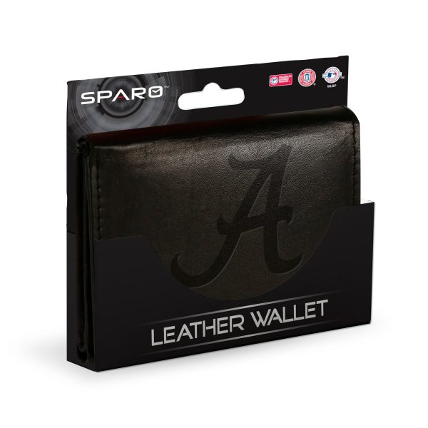 Alabama Crimson Tide Embossed Trifold Wallet - Black on Sale