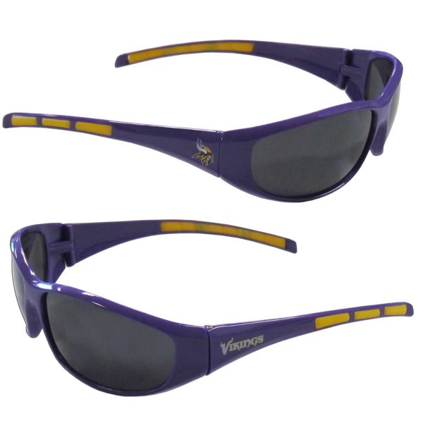 Minnesota Vikings Team Wrap Sunglasses For Sale - Image 2