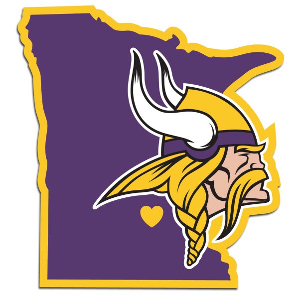 Minnesota Vikings Home State Decal Supply