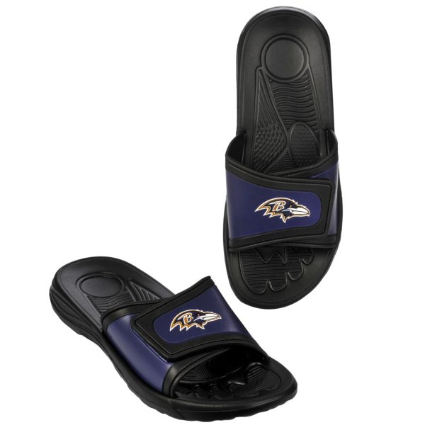 Baltimore Ravens Shower Slide Sandals Hot on Sale - Image 4