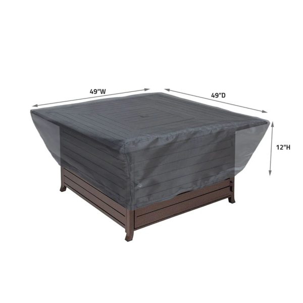Summerset Shield Fire Pit Cover Ultimate Protection for Your Outdoor Furniture Square 49  x 49  x 12  Mercury Online now - Image 3