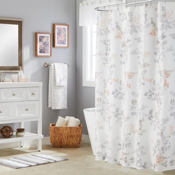Saturday Knight Ltd Greenhouse Leaves Branches Fabric Bath Shower Curtain - 70x72 , Multi Sale - Image 2