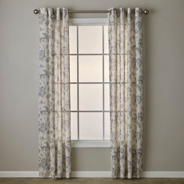 SKL Home By Saturday Knight Ltd Jackie Window Curtain Panel - Gray Online Hot Sale