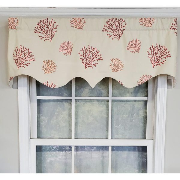 RLF Home Luxurious Modern Design Classic Deep-Sea Regal Style Window Valance 50  x 17  Sale - Image 2
