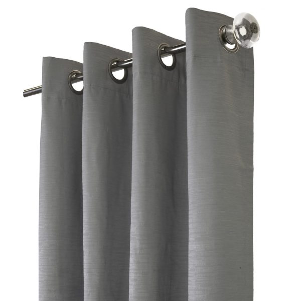 Thermaplus Shadow Blackout UV Protection Grommet Curtain Panel for Windows 52  x 63  Grey For Cheap - Image 4