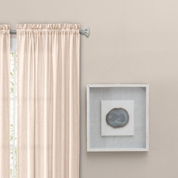 Ellis Curtain Portland Crushed Taffeta Rod Pocket Tailored Panel - Natural Online - Image 2