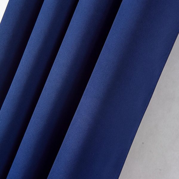 Olivia Gray Anchorage Blackout Single Grommet Curtain Panel Pair - 54x63 , Navy Blue Hot on Sale - Image 4