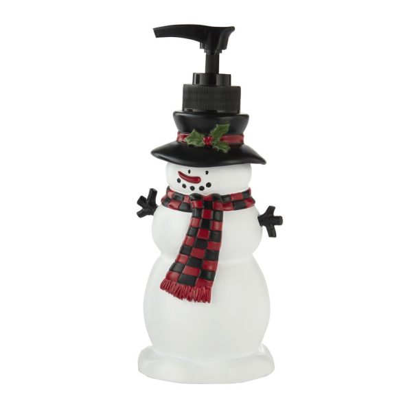 SKL Home Saturday Knight Ltd Woodland Winter Lotion Soap Dispenser - 7.22x2.85x3.26, Red Online Hot Sale - Image 2