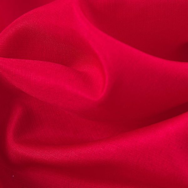 Olivia Gray Gilbert Solid Single Grommet Curtain Panel Pair - Red For Cheap - Image 3