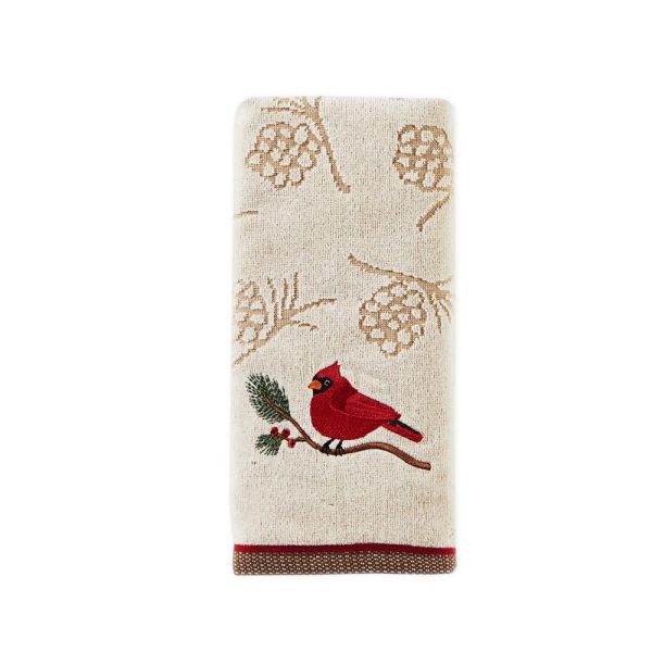 SKL Home Saturday Knight Ltd Cardinal And Branch Hand Towel - (2-Pack) - 16x25 , Wheat For Cheap