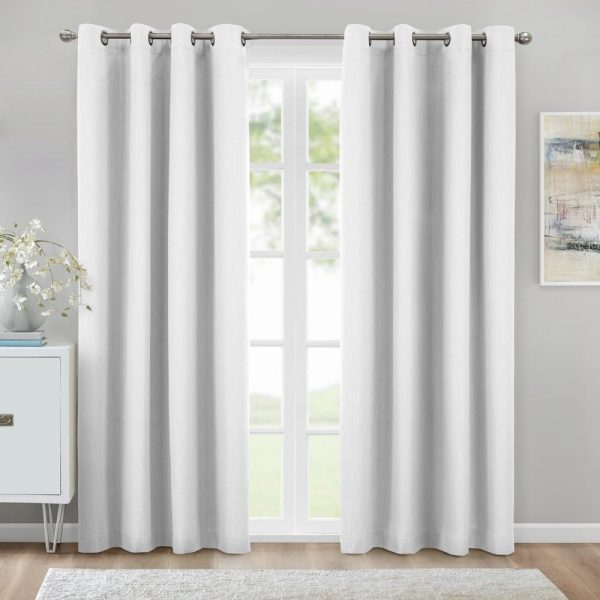 Commonwealth Kelly Grommet Panel - 52x108 , White For Discount - Image 3