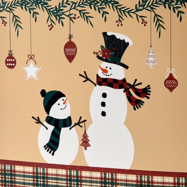 SKL Home By Saturday Knight Ltd Rustic Plaid Snowman Tissue Dispenser - 5.83X5.87X5.8 , Multi on Sale - Image 3