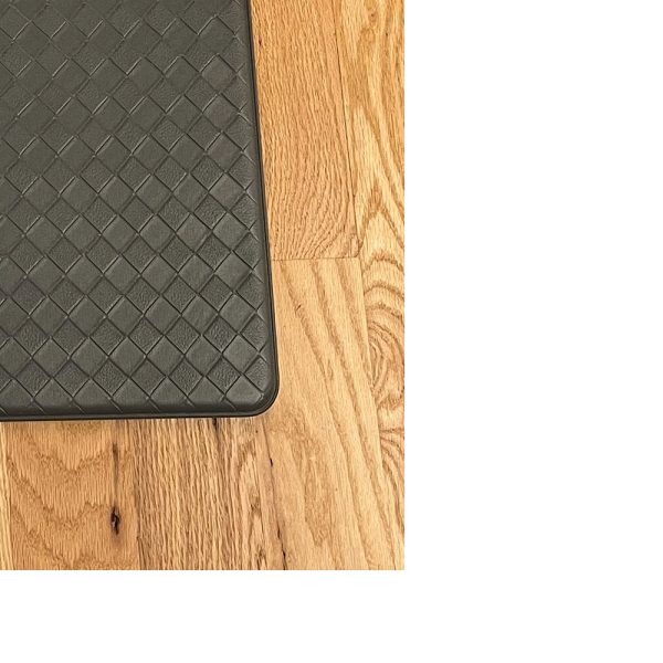 RT Designers Collection Anti-Fatigue Premium High Quality Emboss Mat Runner Charcoal Online - Image 2