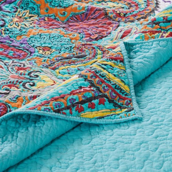 Greenland Home Fashion Nirvana Quilt And Pillow Sham Set - Multi Online Hot Sale - Image 2