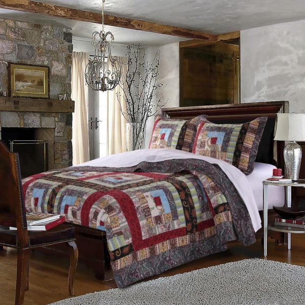 Greenland Home Fashion Colorado Lodge Quilt Set - 2 - Piece - Multi Online now