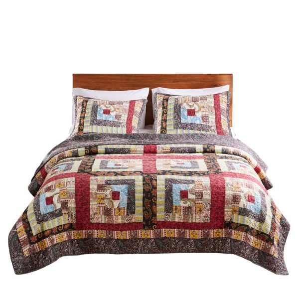 Greenland Home Fashion Colorado Lodge Quilt Set - 2 - Piece - Multi Online now - Image 5