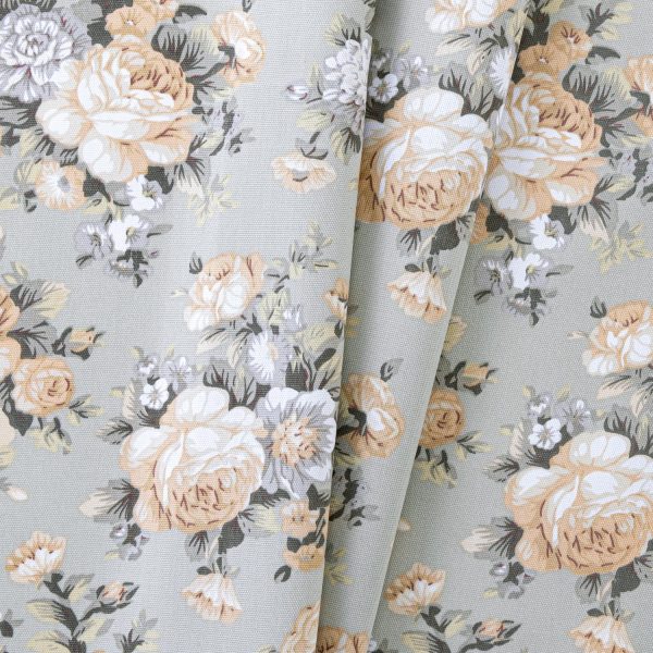 Ellis Bella Rose Stylish Medium Scale Printed Floral Pattern Ties to Secure Rocker Set 18 x24  Mist Supply - Image 5