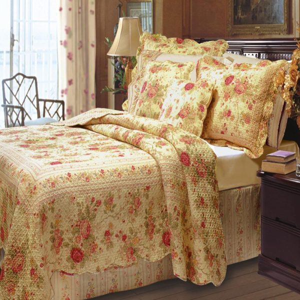 Greenland Home Fashion Antique Rose Accessory Decorative Pillow Pair - Multi 18x18  Cheap
